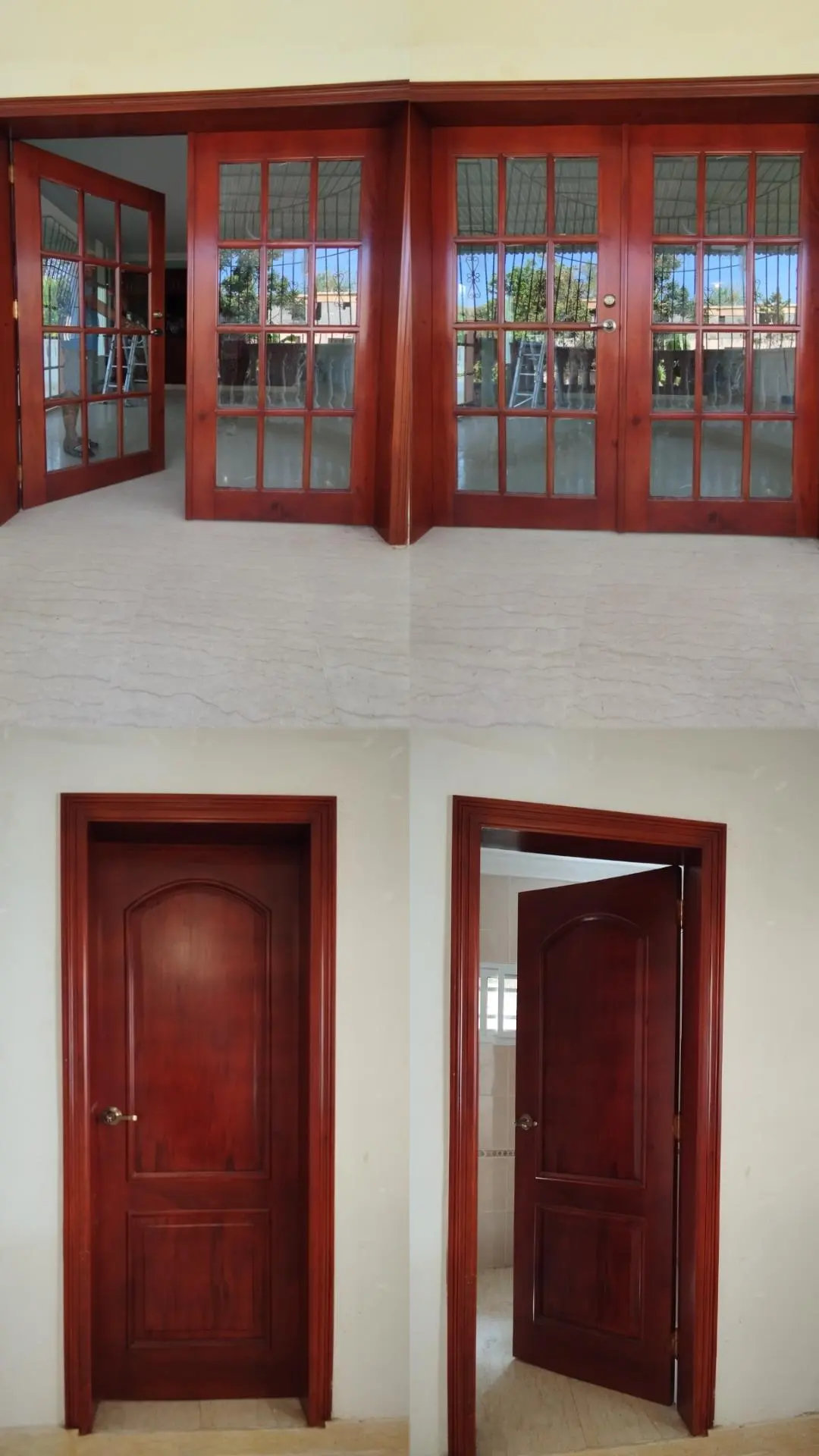 muebles y colchones - Puertas en caoba  1