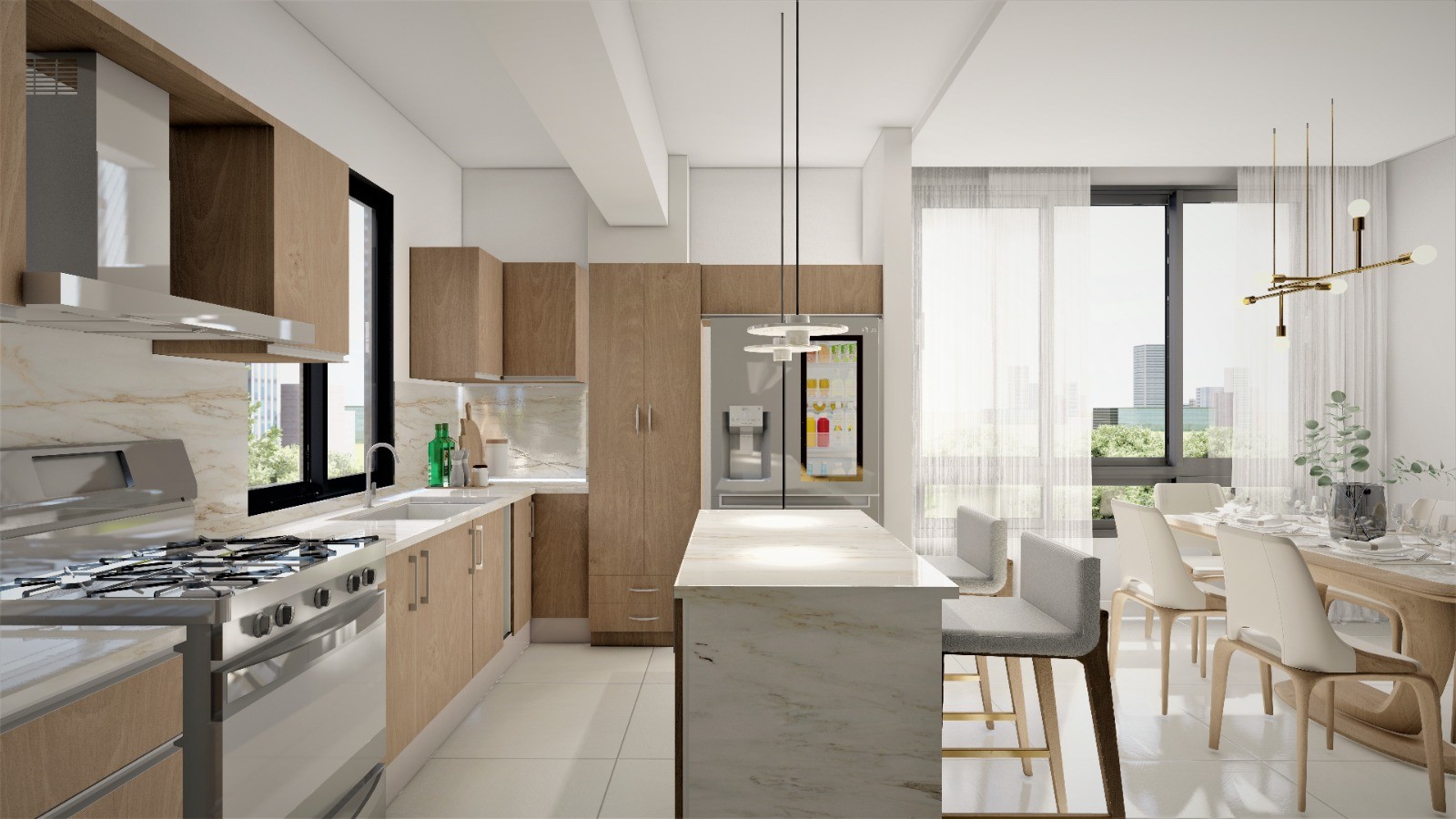 apartamentos - Apartamentos en Torre de lujo (BRZ), S.D.E, Venta en plano. Ascensor, planta ful 5