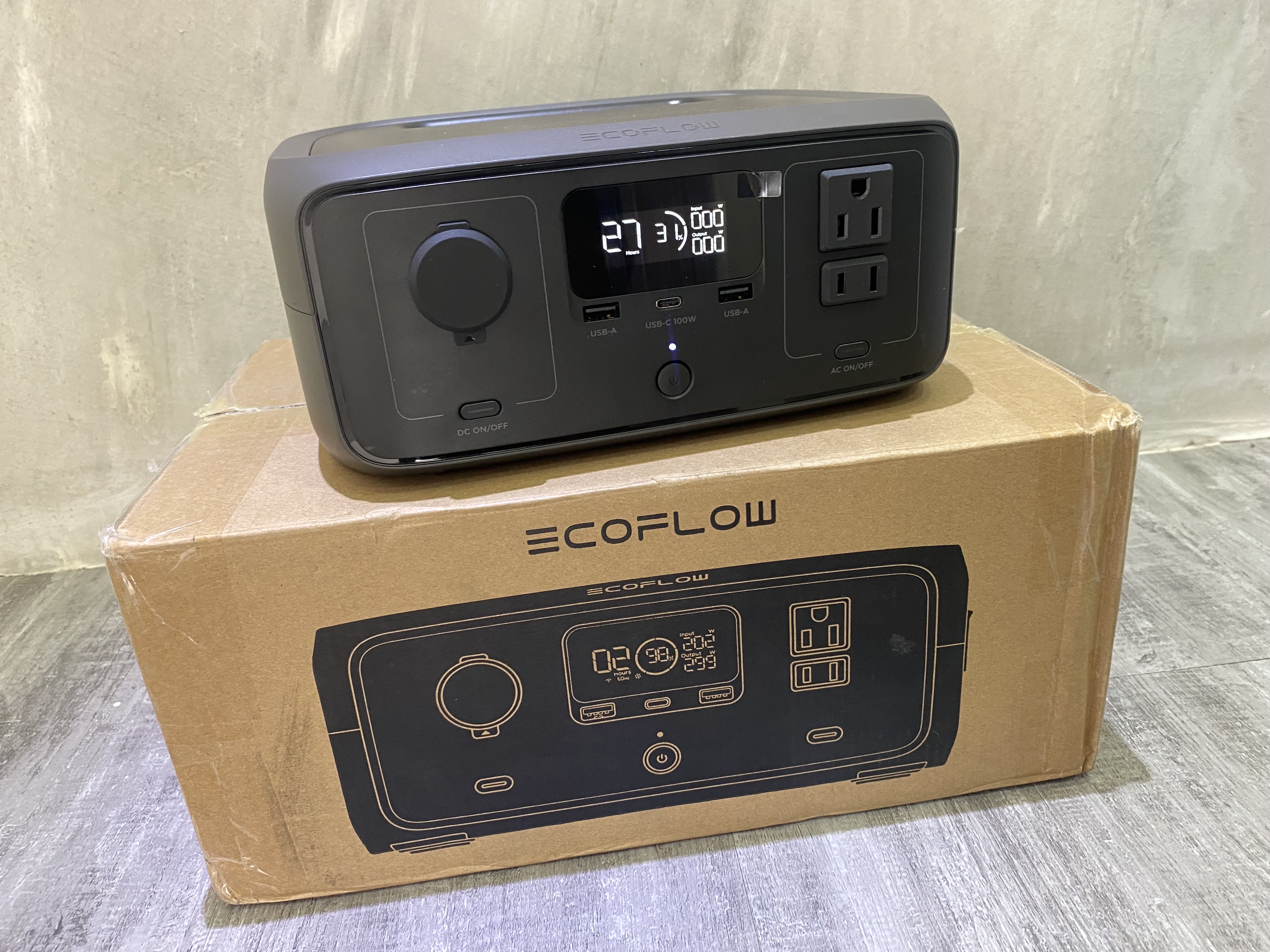 plantas e inversores - Ecoflow portátil 275W 110V  1