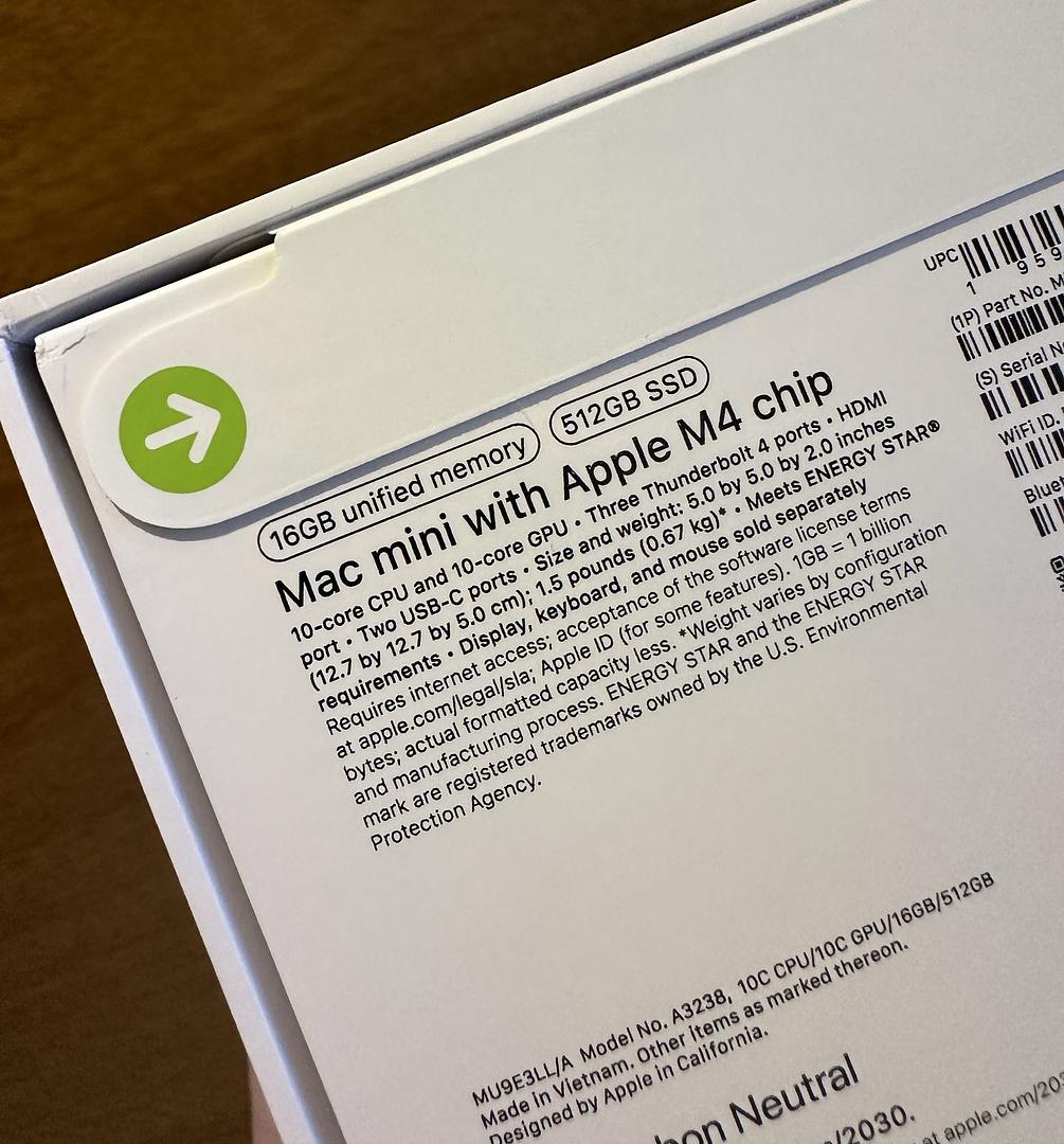 computadoras y laptops - MAC MINI M4 512GB 16GB RAM SELLADA OFERTA🔥 1