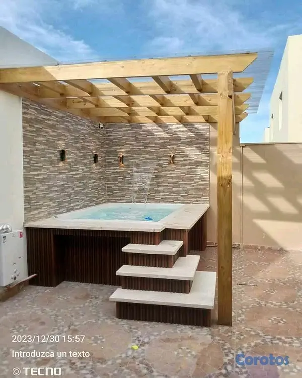 herramientas, jardines y exterior - jacuzzi y baño modernos  11