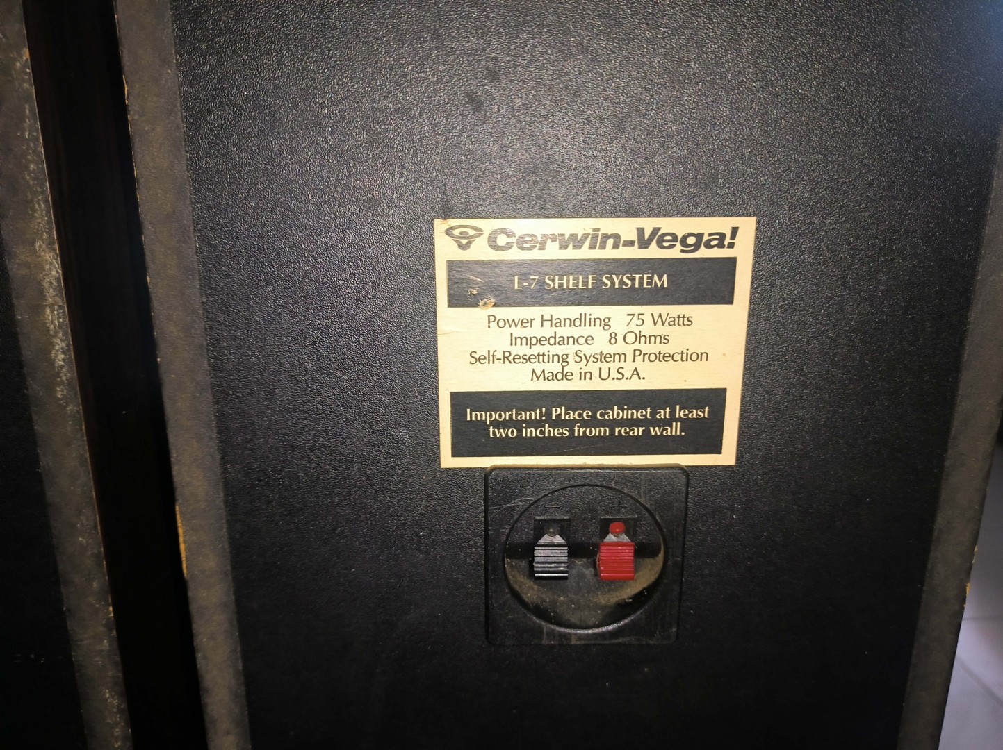 camaras y audio - BOCINAS CERWIN VEGA L-7 1