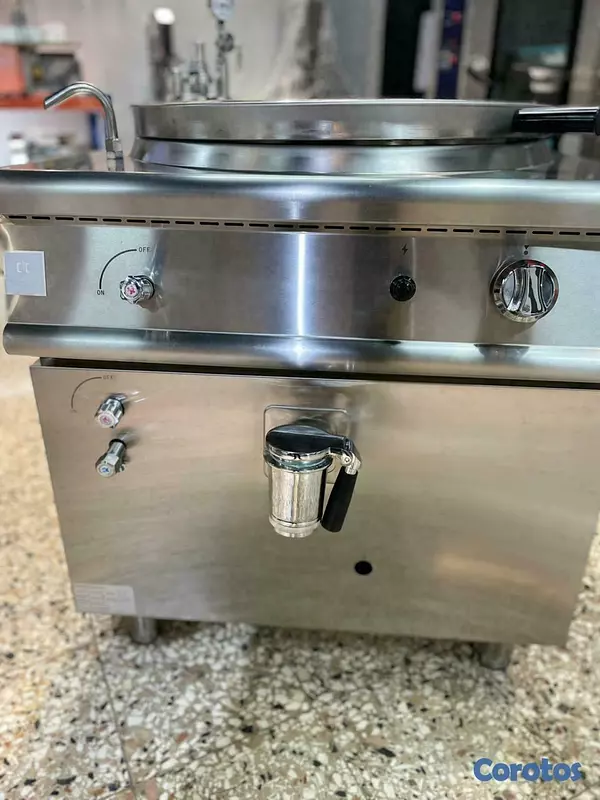 equipos profesionales - Marmita a gas industrial olla sopera caldo salsa 6