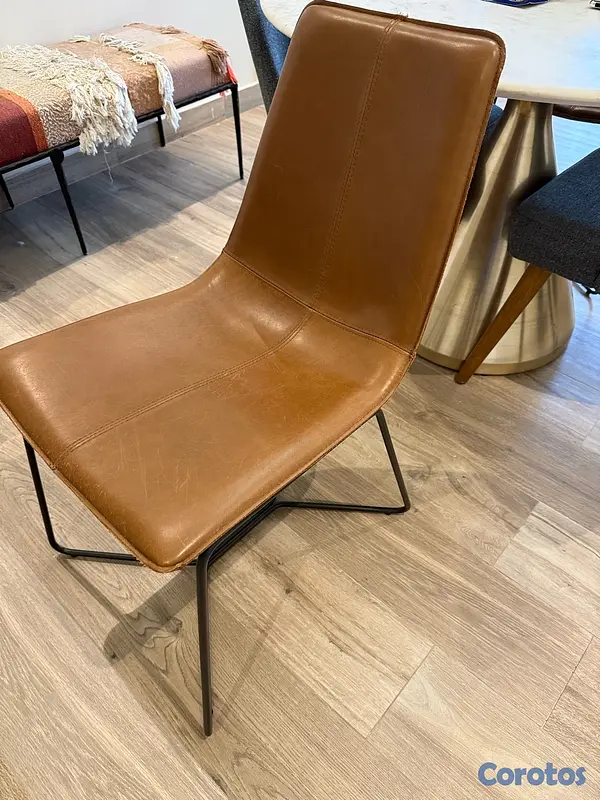 muebles y colchones - Juego de Dos Sillas Marca WestElm.  5