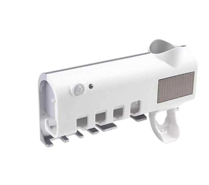 salud y belleza - Desinfectante para cepillo de dientes esterilizador y soporte con luz LED UV  3