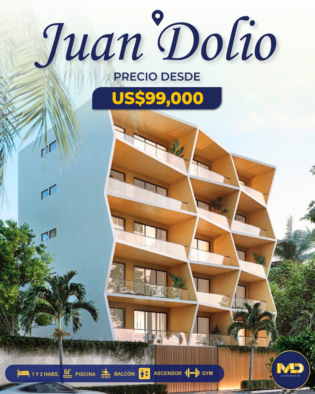 apartamentos - Apartamentos con piscina ubicados en JUAN Dolio a pasos de las mejores playas  0