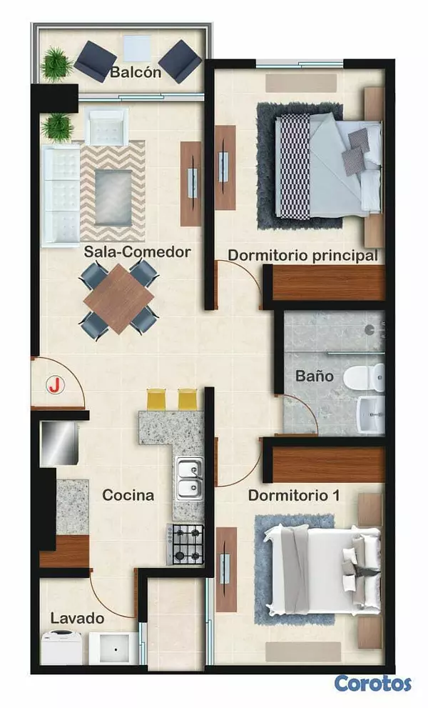 apartamentos - ¡Proyecto Moderno en La Julia 1hab! 7