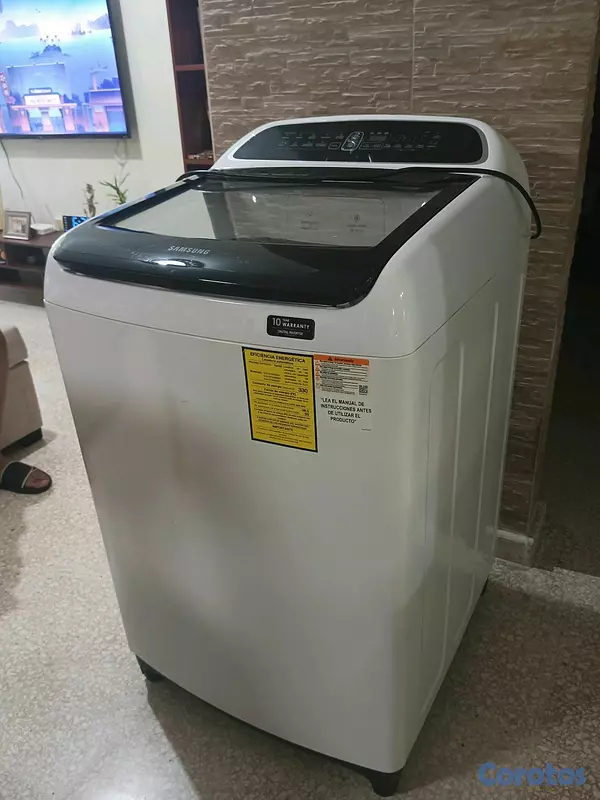 electrodomesticos - lavadora inverter automática Samsung 45 libras  3