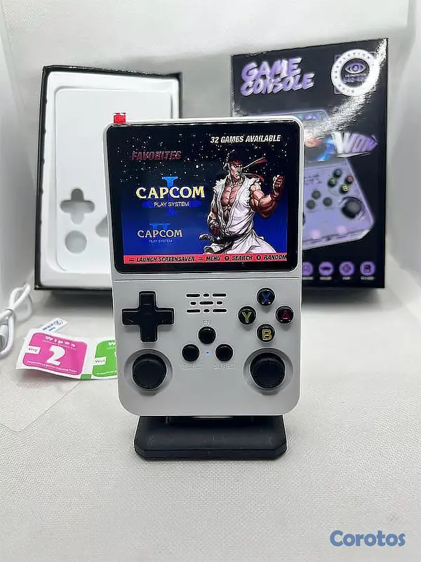 consolas y videojuegos - Portátil R36s con más de 15 mil juegos integrados  2