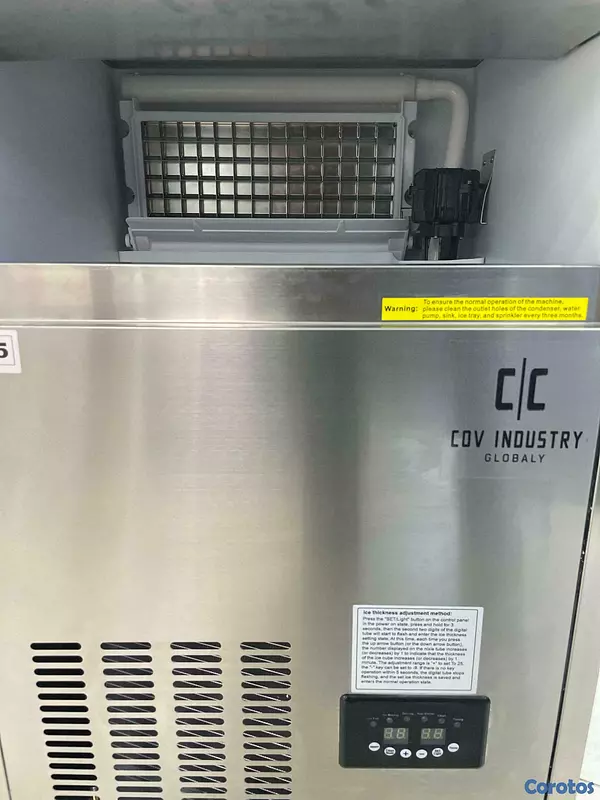 equipos profesionales - Maquina dispensadora generador cubos de hielo  8