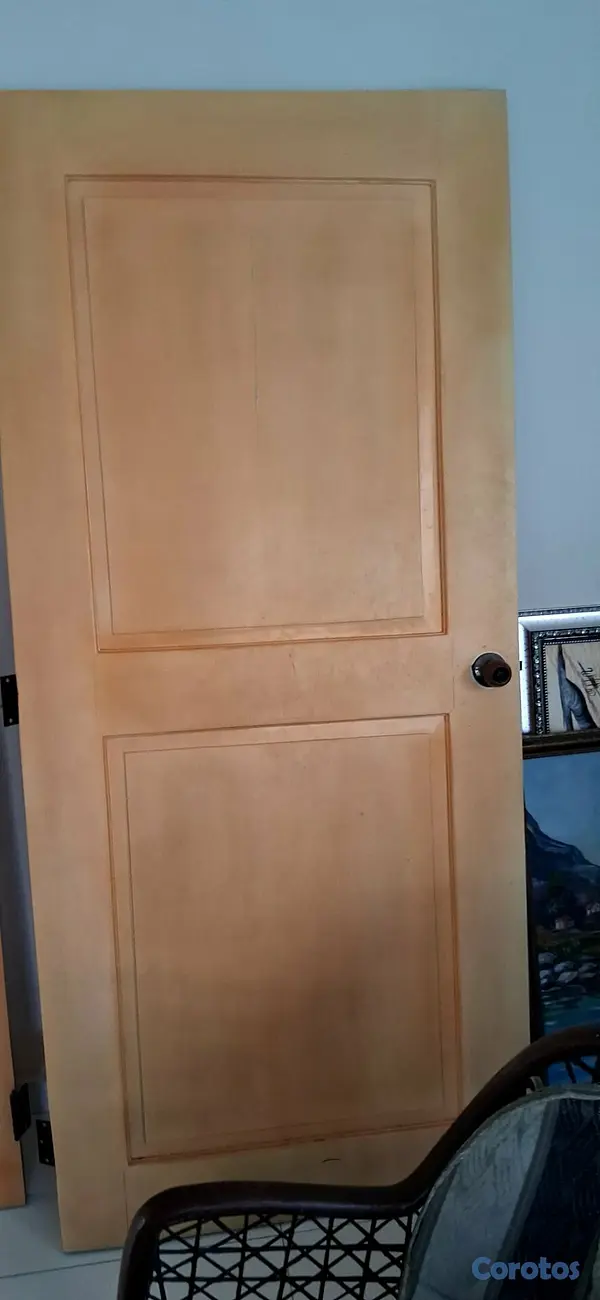 muebles y colchones - Puertas de caoba  4