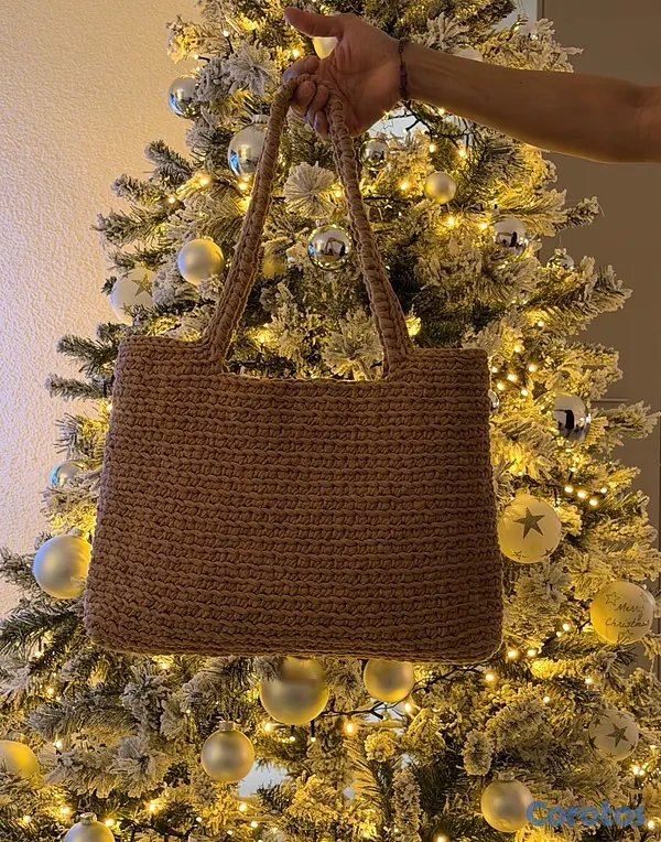carteras y maletas - Cartera tejida estilo artesanal  2
