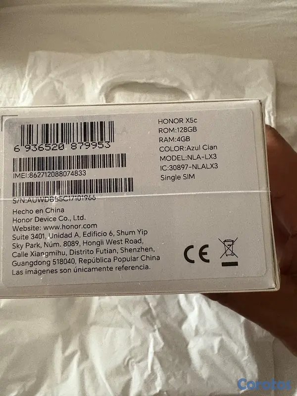 celulares y tabletas - Celular HonorX5C 2