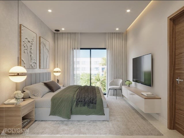apartamentos - Proyecto en venta Punta Cana  #24-857 un dormitorio, línea blanca, ascensor, Gym 2