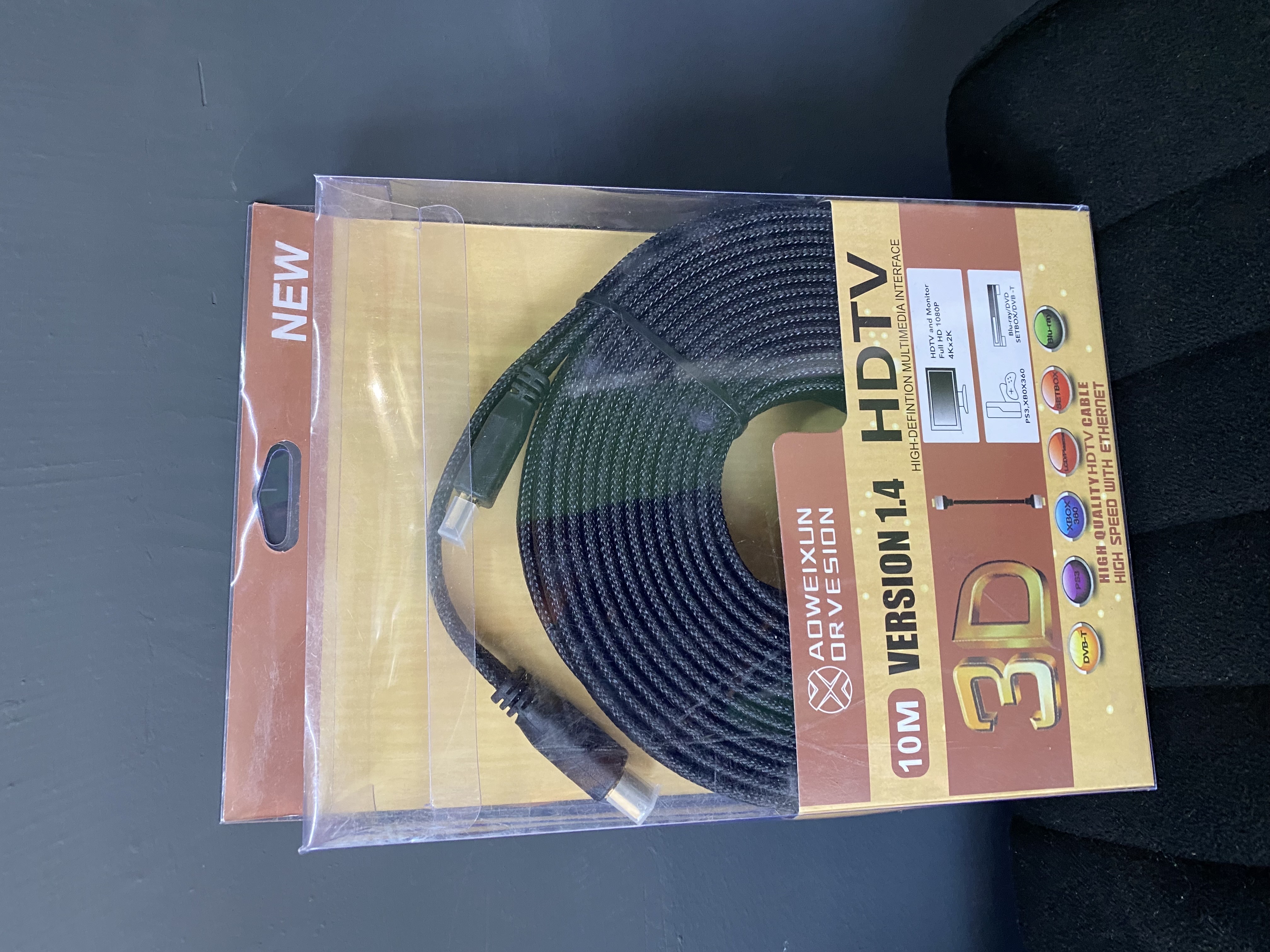 computadoras y laptops - cable HDMI 10M 3D  1