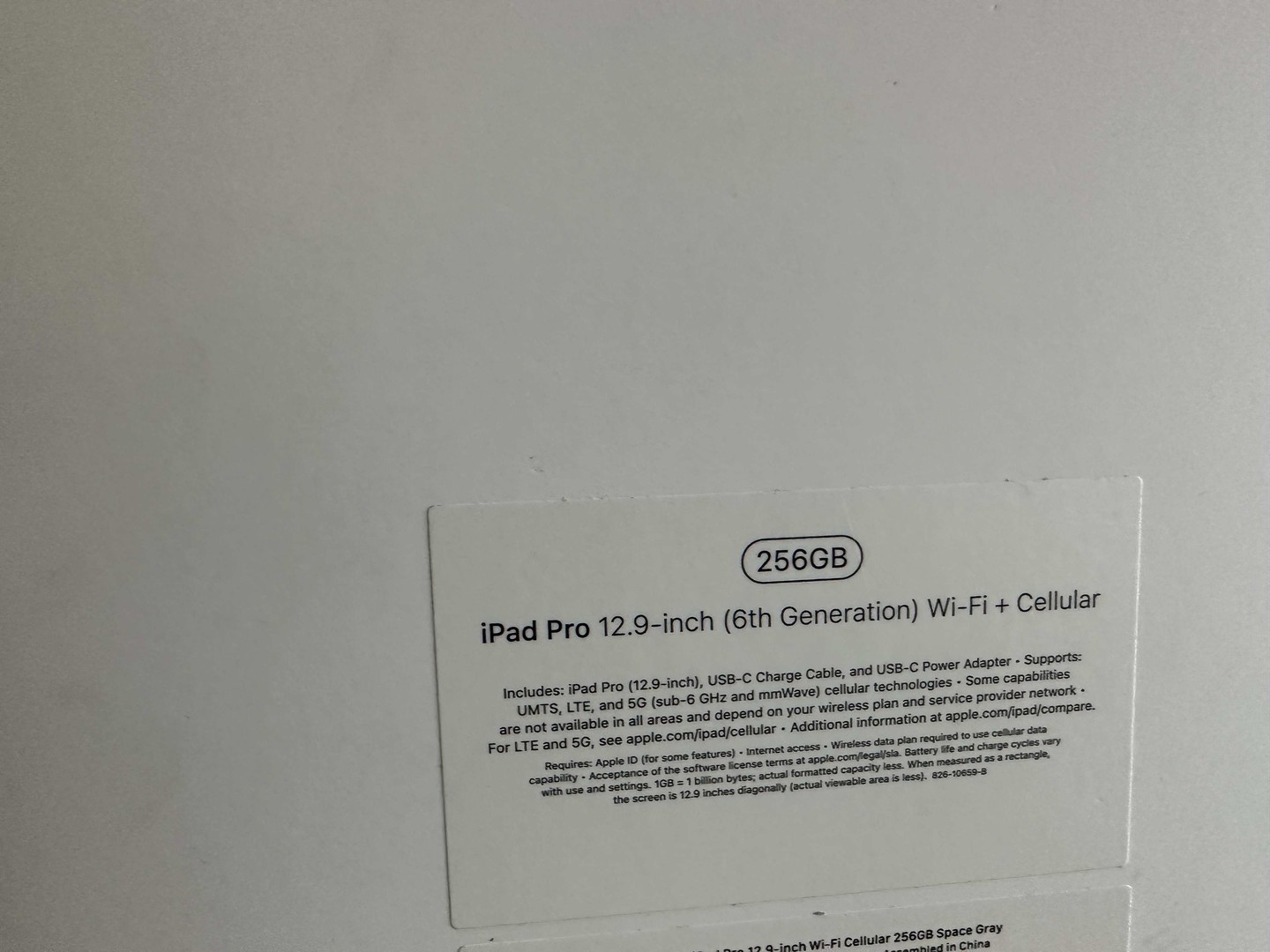 celulares y tabletas - Vendo iPad Pro 12.9 inch 256GB (6th Gen)/ M2 Apple Chip/ Nueva Sellada $ 59,500  1
