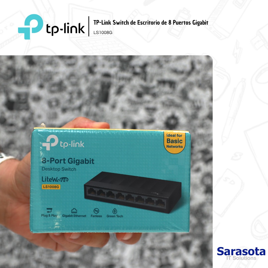 accesorios para electronica -  Tp-Link Switch de 8 Puertos Gigabit LS1008G 0