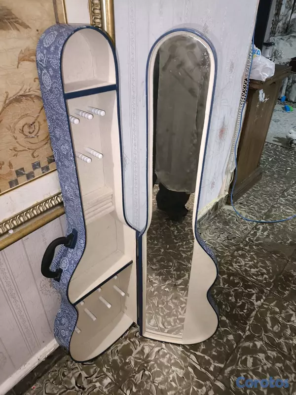 decoración y accesorios - Joyero grande estilo estuche de guitarra  3