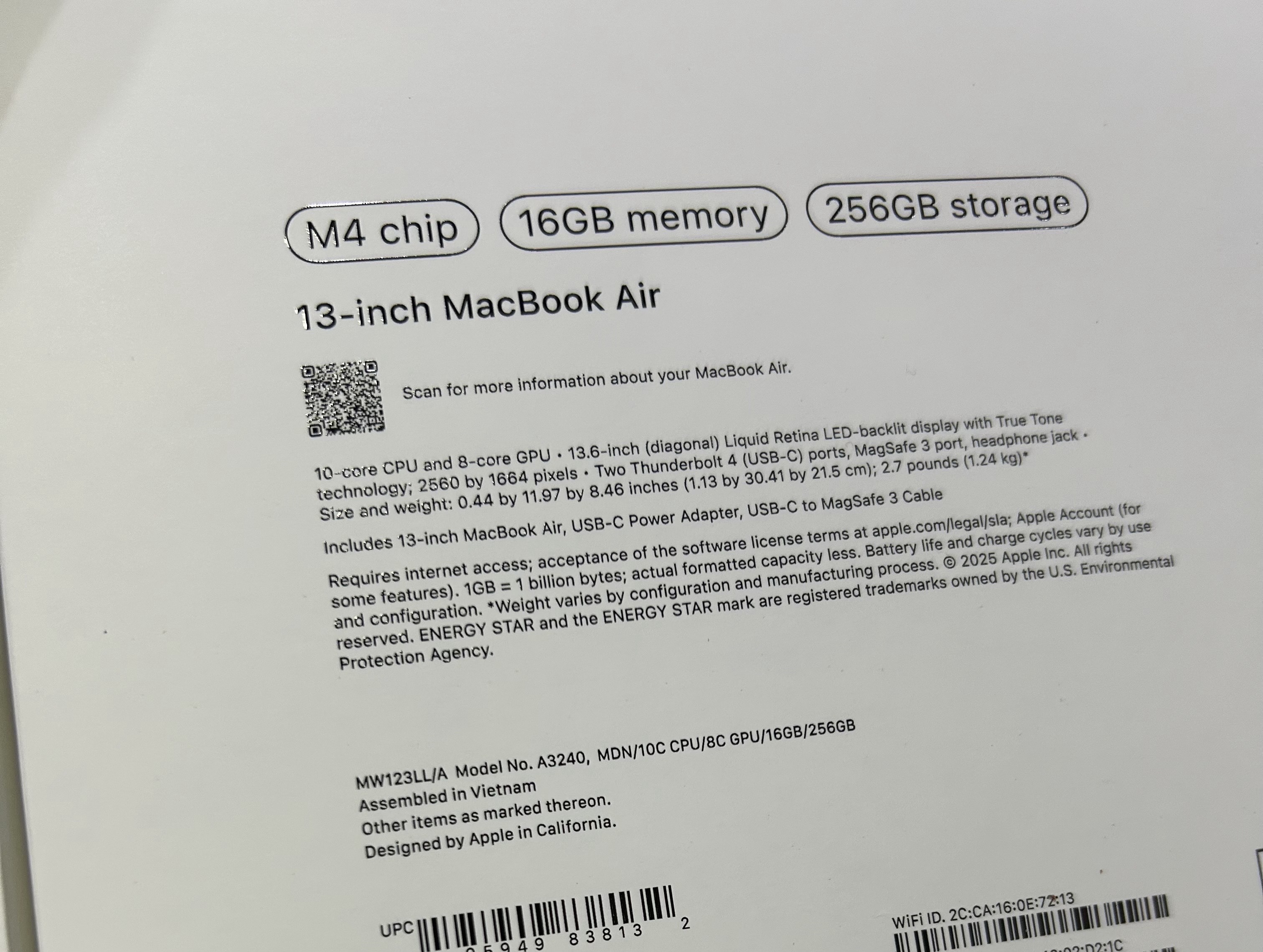 computadoras y laptops - MACBOOK AIR M4 13.6" 256GB 16GB RAM SELLADAS OFERTA 🔥 1