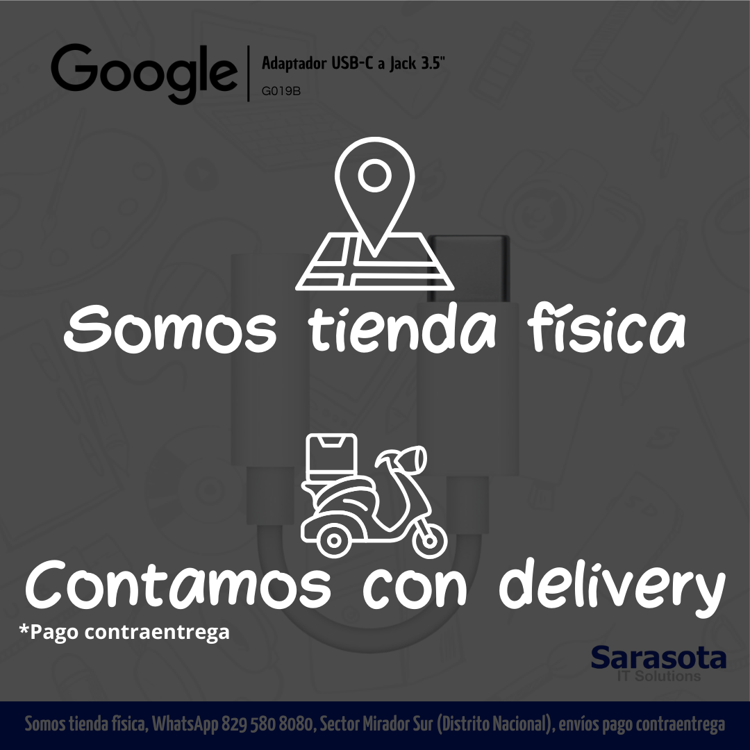 accesorios para electronica - Google Adaptador USB-C a Jack 3.5 modelo 1