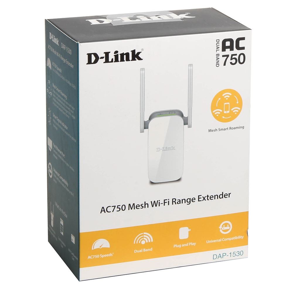 otros electronicos - EXTENSOR DE WIFI DUAL BAND D-LINK  0