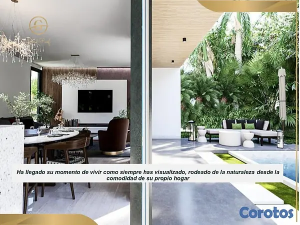 casas vacacionales y villas - PROYECTO DE VILLA EN PLAYA NUEVA ROMANA  7