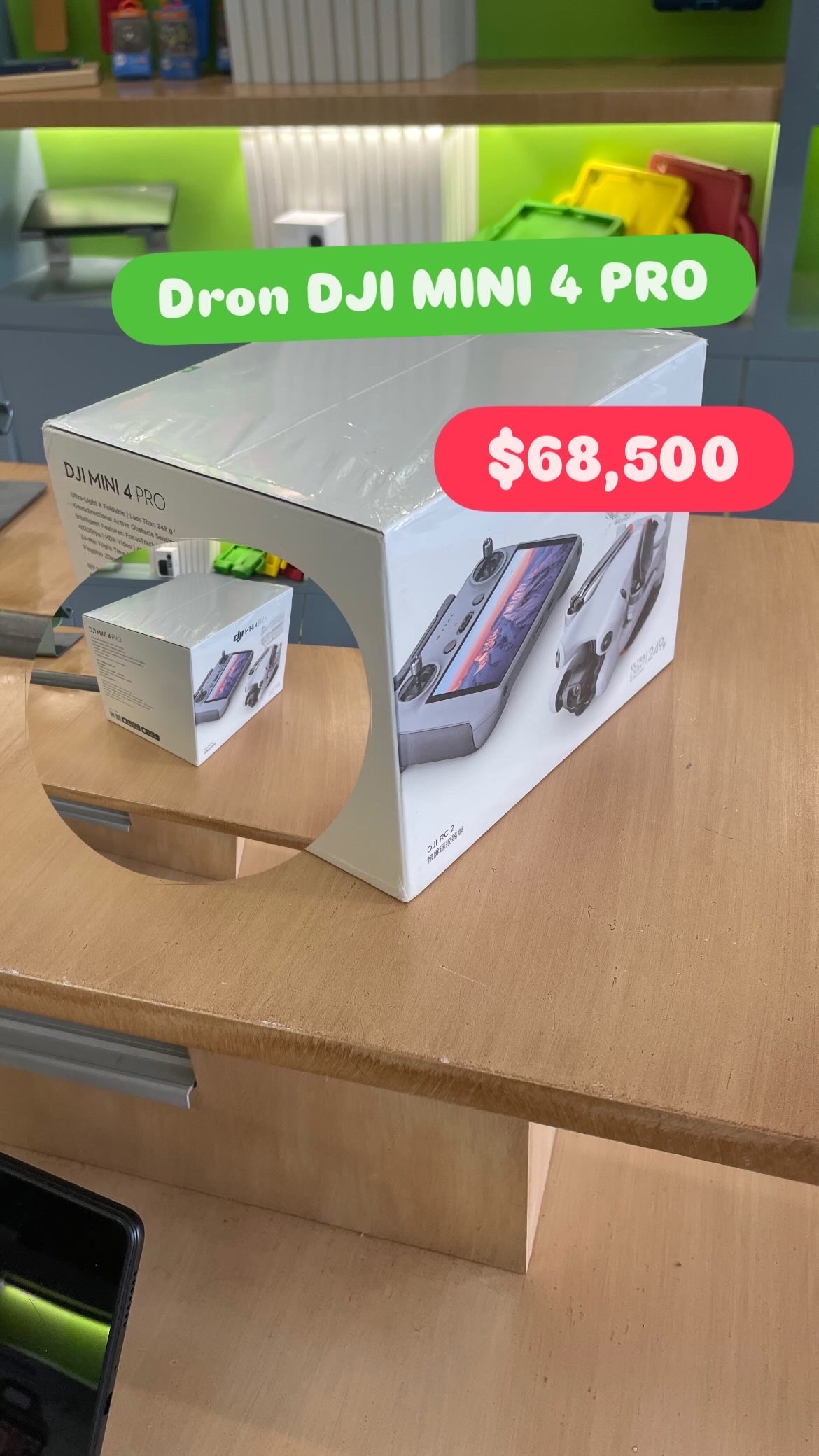 accesorios para electronica - DRON DJI MINI 4 PRO NUEVO SELLADO $68,500 2