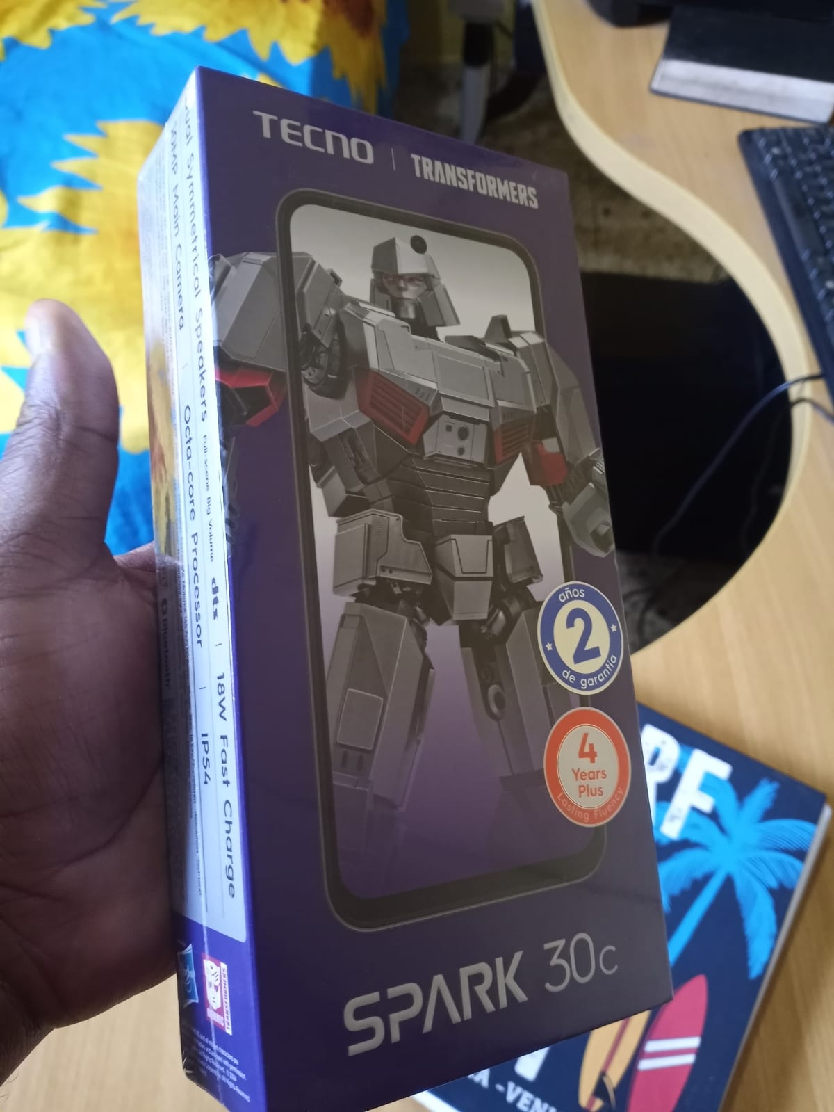 celulares y tabletas - Spark 30c 128gb, 8gb de Ram azul nuevo con su caja  1