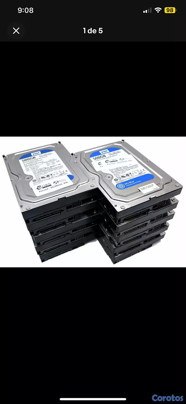 otros electronicos - disco sata 500GB  4