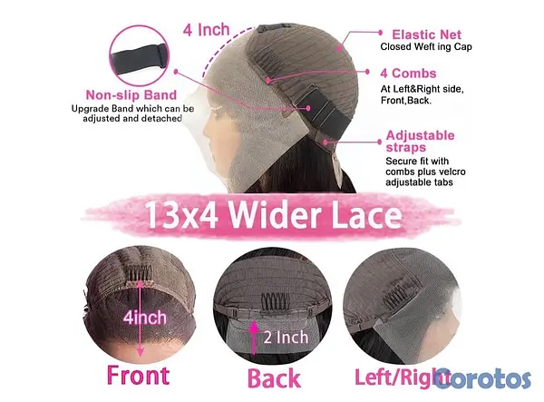 joyas, relojes y accesorios - Peluca de cabello humano rizada frontal HD 250 de densidad y 30 pulgadas 8