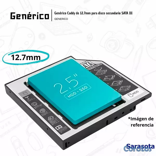 accesorios para electronica - Genérico Caddy 12,7mm 2