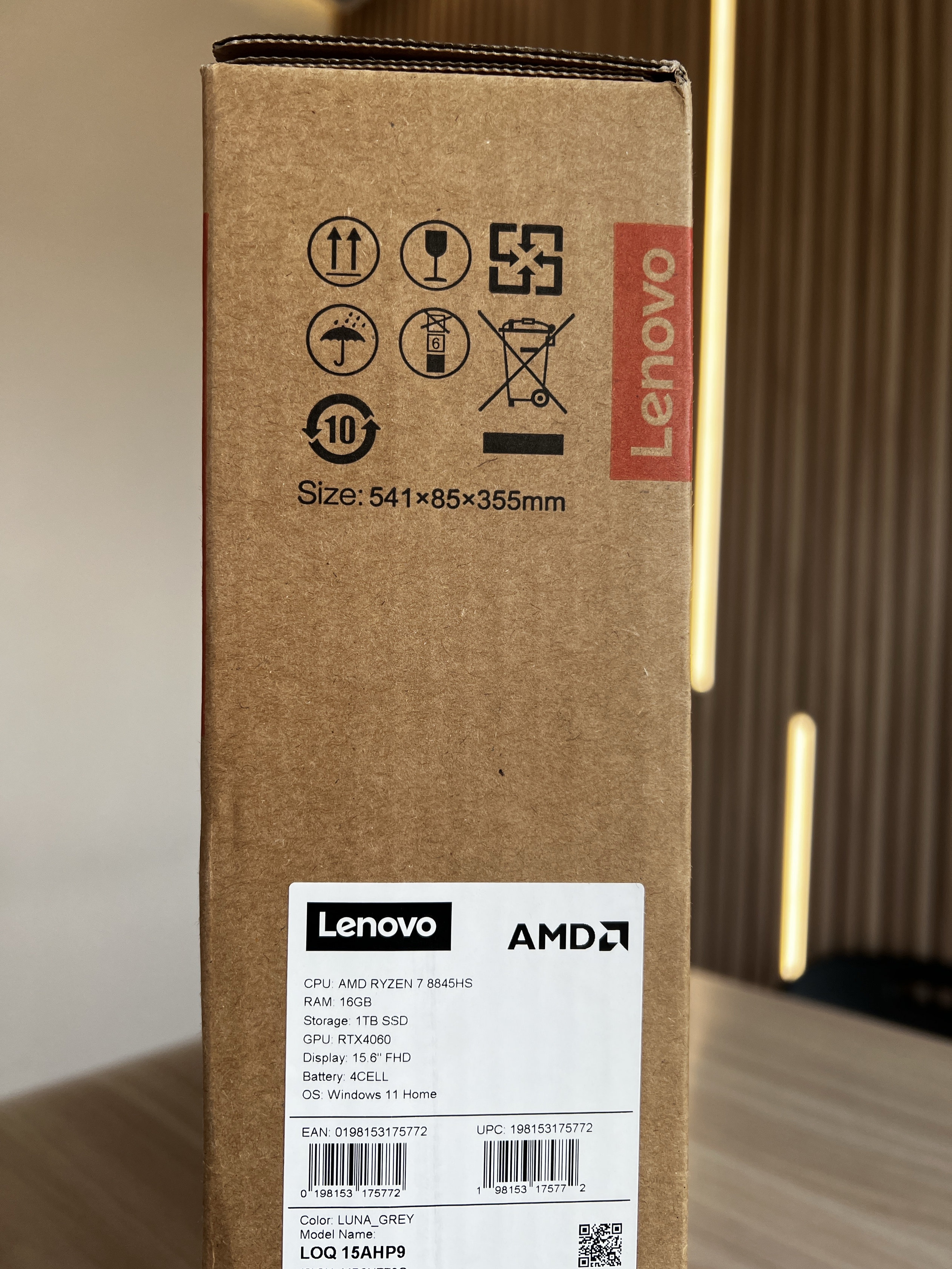 computadoras y laptops - LENOVO LOQ 15.6" 144HZ R7-8845HS 16GB RAM 1TB SSD RTX 4060 1