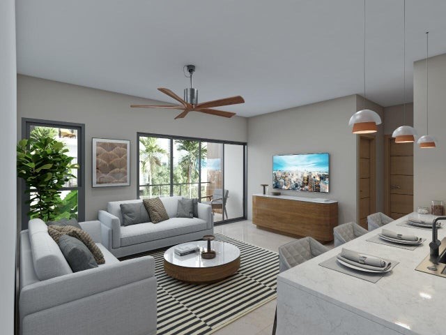 apartamentos - Proyecto en venta Punta Cana #23-2226 dos dormitorios, piscina, jacuzzi, ascenso