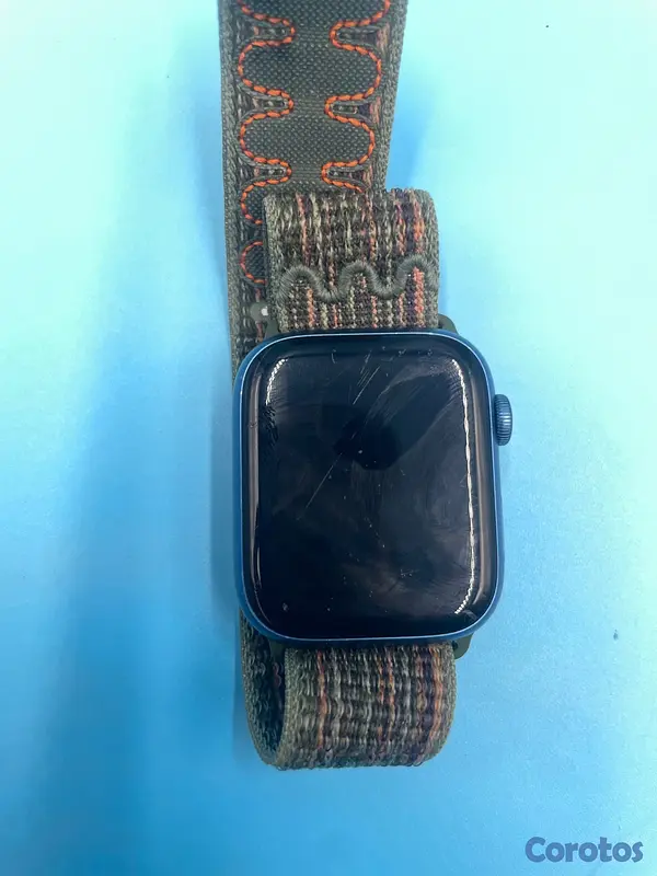 celulares y tabletas - Apple Watch Serie 7 45mm azul 5