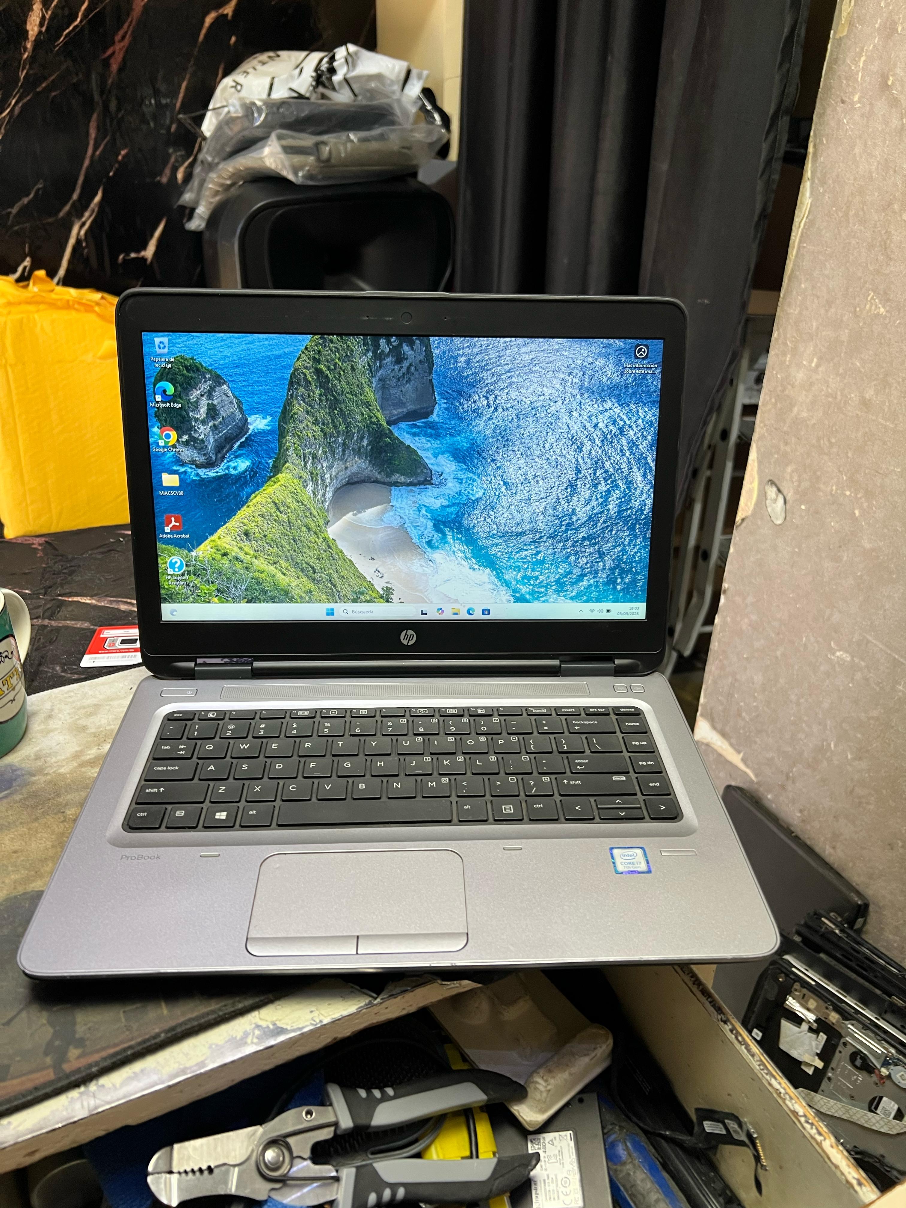 computadoras y laptops - RD$13,599 Laptop GAMING  HP Probook 640 G3 