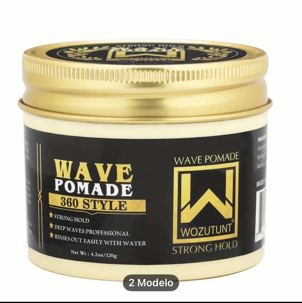 salud y belleza - kit de pomada wave 360 stile completo para las ondas del cabello  2
