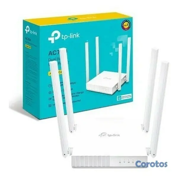 otros electronicos - Router TP-LINK  Wi-Fi de doble banda AC750, Archer  C24 Wi-Fi de alta velocidad 2