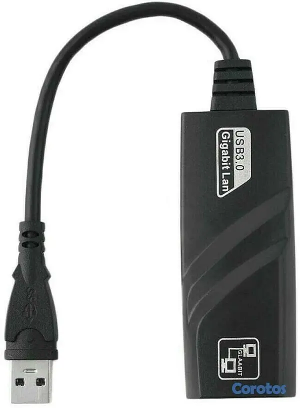 accesorios para electronica - Adaptador USB 3.0 a Ethernet red RJ45 LAN cableada Gigabit. 2