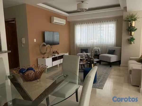 apartamentos - ALQUILER – APARTAMENTO AMUEBLADO EN NACO (5TO PISO 4