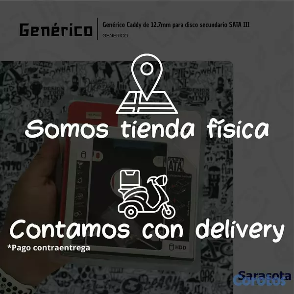 accesorios para electronica - Genérico Caddy 12,7mm 3