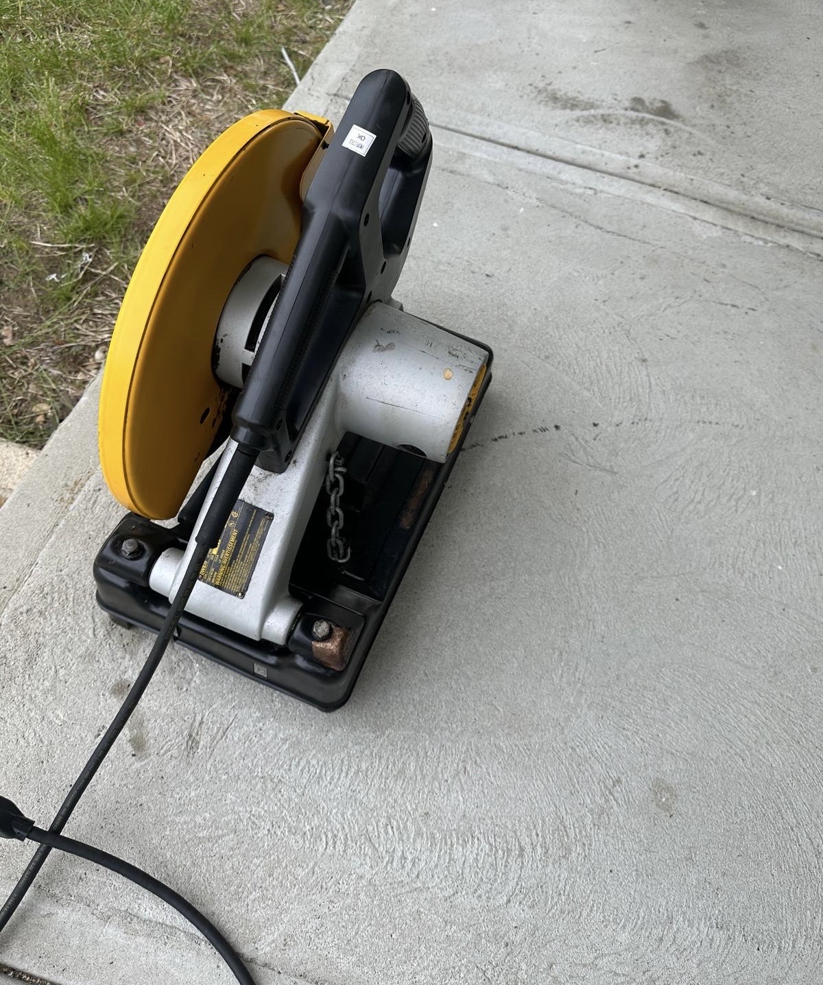 otros electronicos - cortadora de hierro dewalt 1