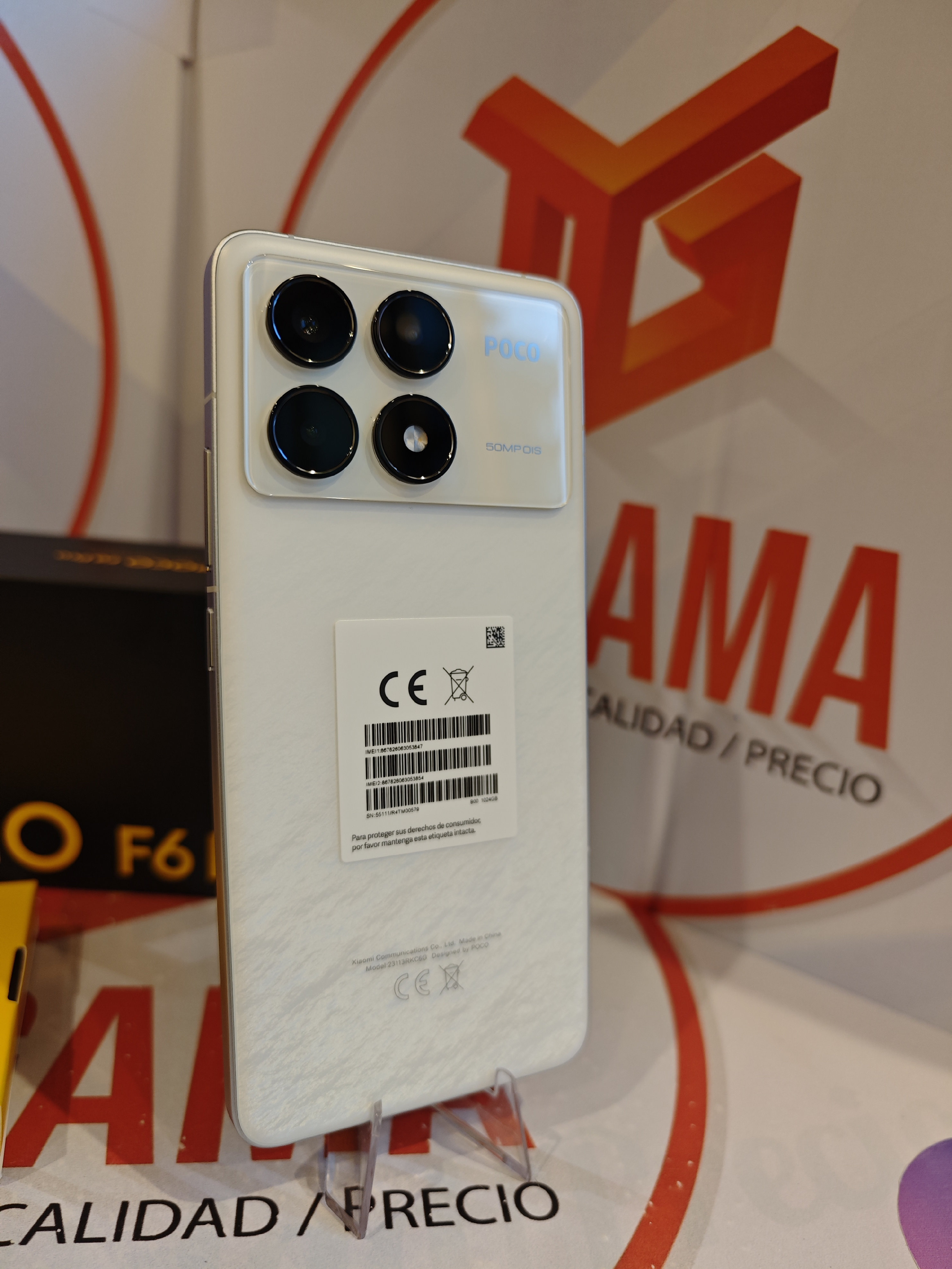 celulares y tabletas - POCO F6 Pro 5G, 12GB RAM 512GB ROM  7
