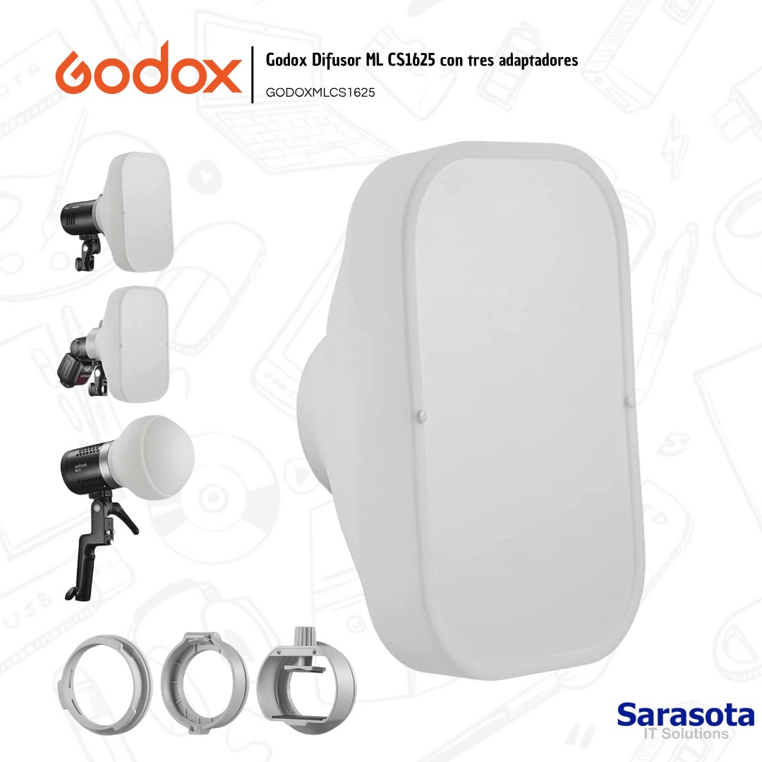 accesorios para electronica - Godox Difusor plegable ML-CS1625 1