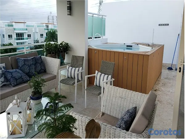 penthouses - SE VENDE PENTHOUSE de LUJO, AMUEBLADO en Metro Country Club, JUAN DOLIO, 300 MTS 10