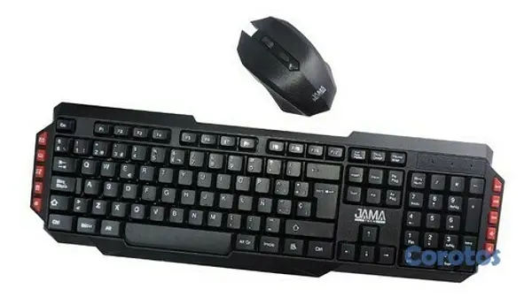 computadoras y laptops - TECLADO y MOUSE INALAMBRICO COMBO JAMATECH  2