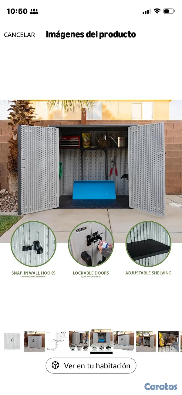 herramientas, jardines y exterior - Covertizo, en su caja  3