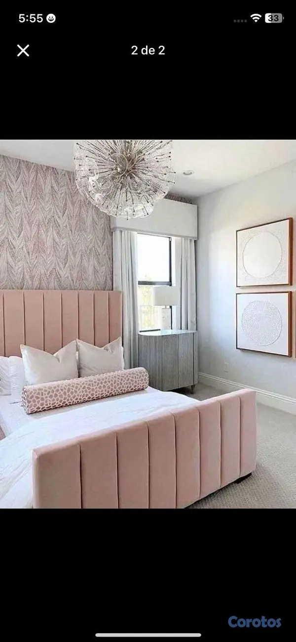 muebles y colchones - un especial de cama tapizada en un súper precio 🧸😍⏰ 16