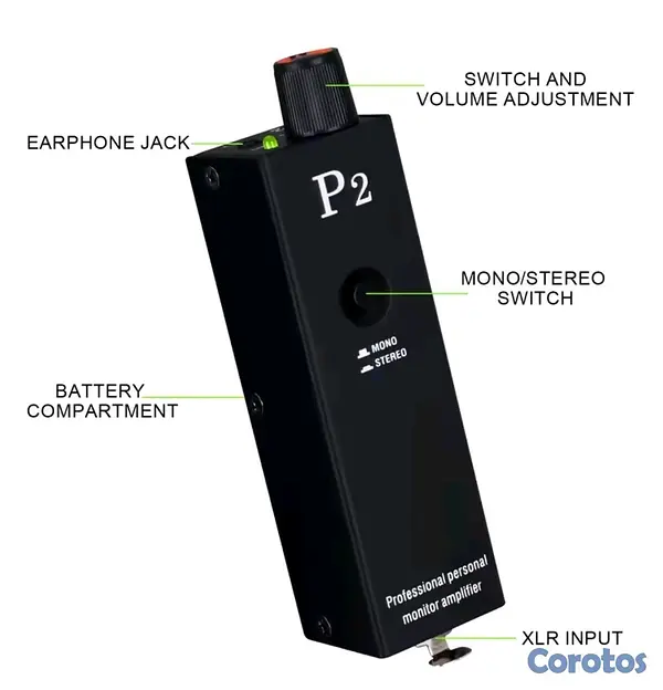 accesorios para electronica - Monitor P2 para personal de auriculares in-ear  3