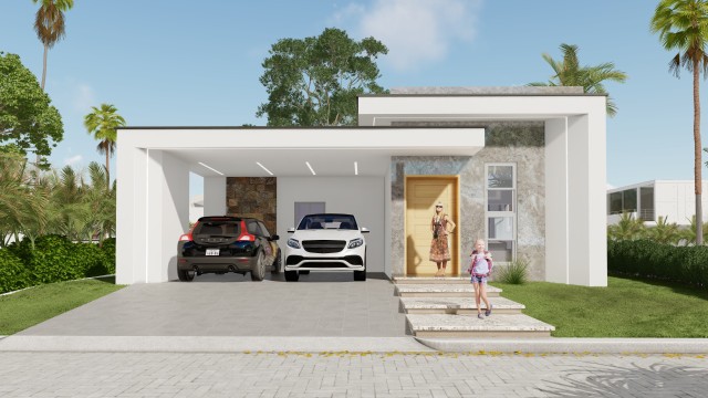 casas - Casa ubicada  solo 4 minutos de la playa en construcción con financiamie 1