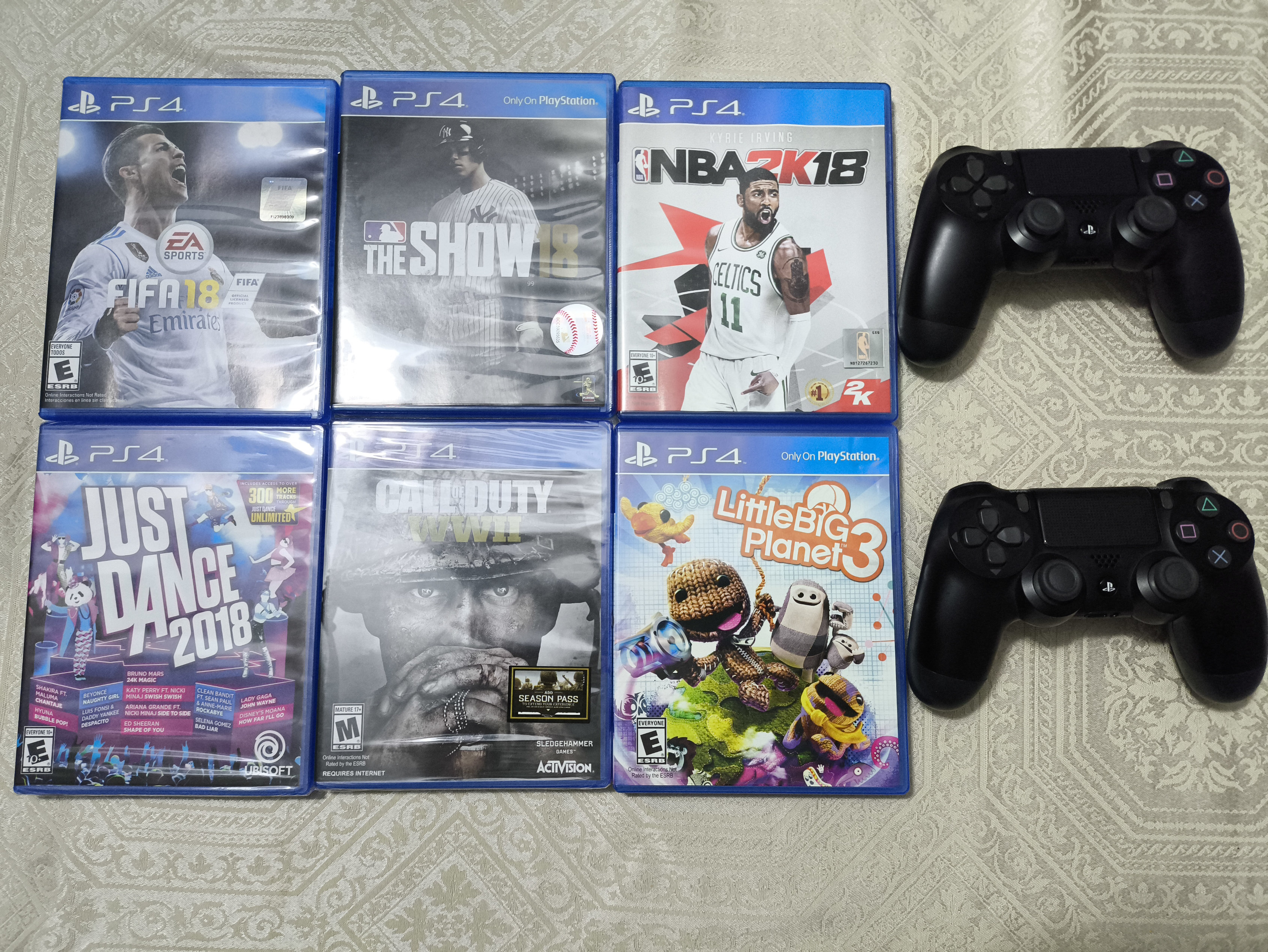 consolas y videojuegos - 🎮 PlayStation 4 de 1TB con 2 controles + 6 juegos originales 🎮 1
